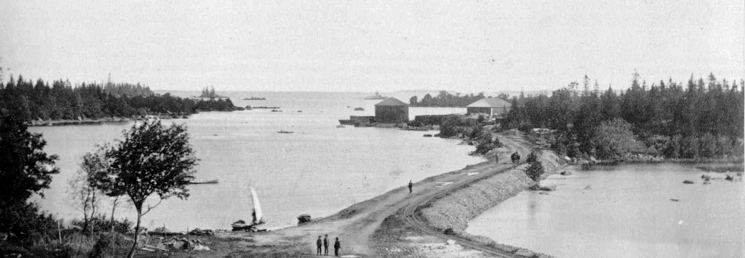 Hamninloppet i Axmar bruk ca 1900